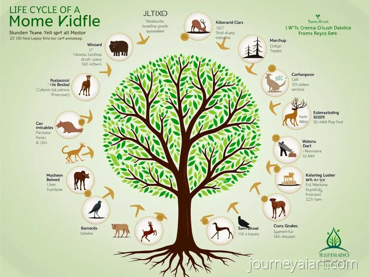Life-Cycle-of-a-Tree-from-Seed-to-Flourishing-with-Seasonal-Changes-and-Wildlife