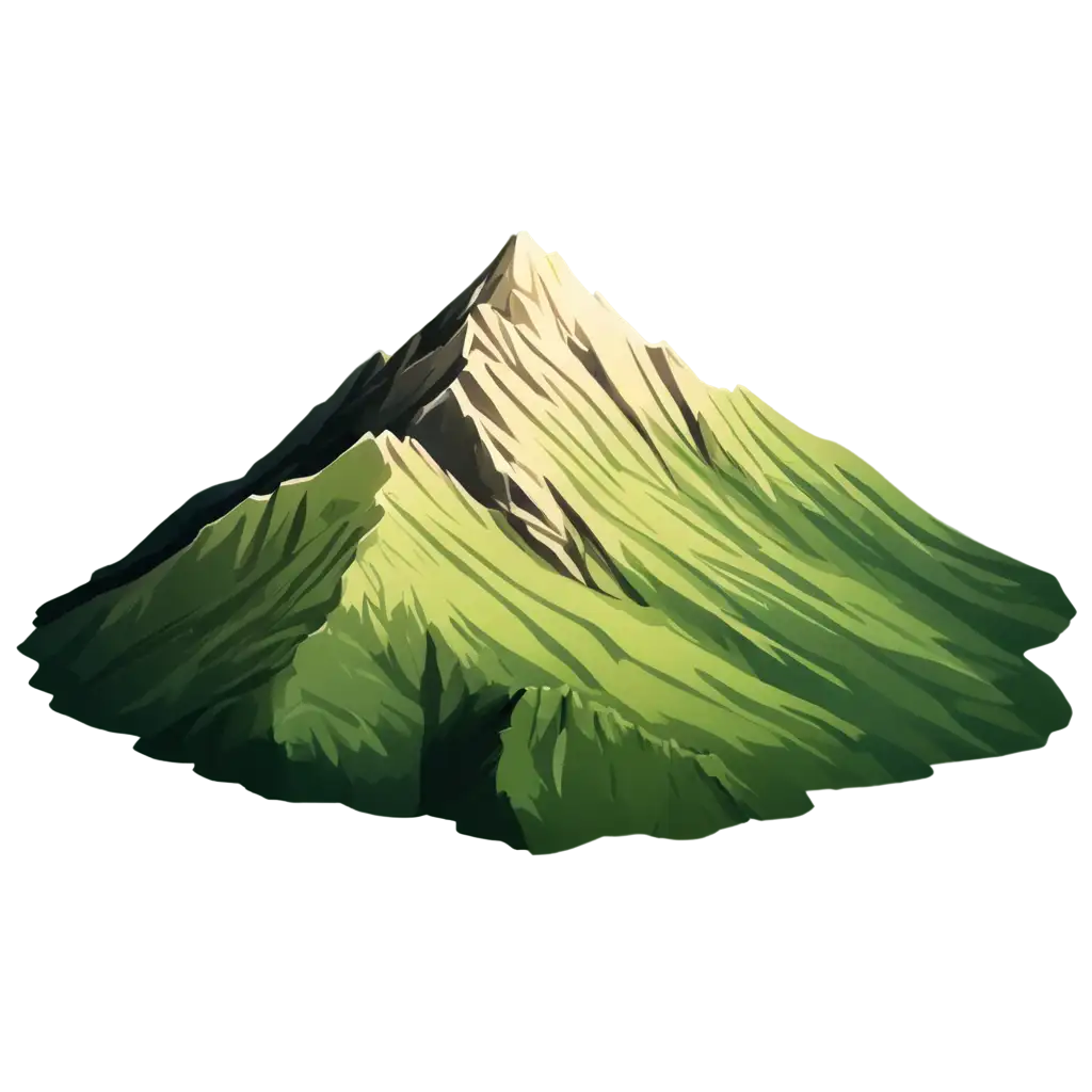 HighQuality-Green-Mountain-PNG-for-Stunning-Visuals