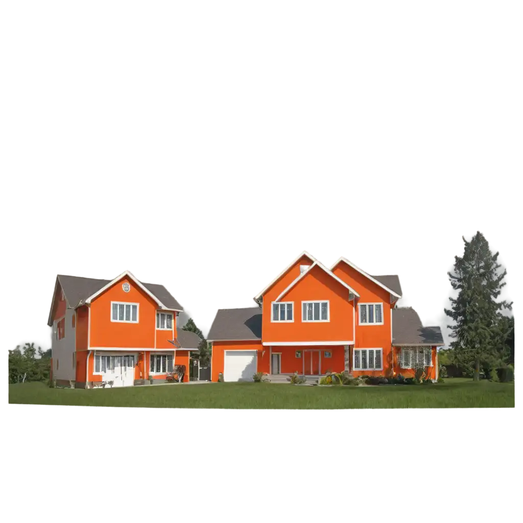 Orange-House-PNG-Image-HighQuality-Transparent-Background-for-Versatile-Use