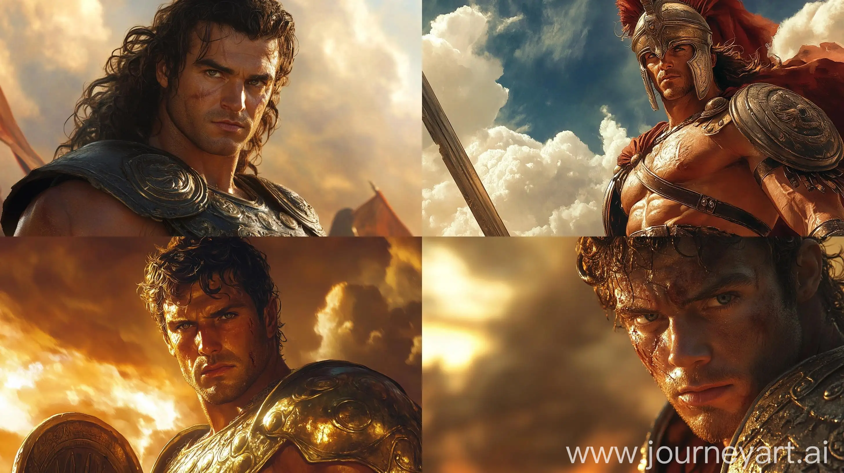 Epic-Achilles-CloseUp-with-Dramatic-Sky-Background