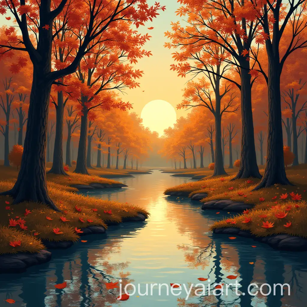 Serene-Autumn-Landscape-with-MirrorLike-Water