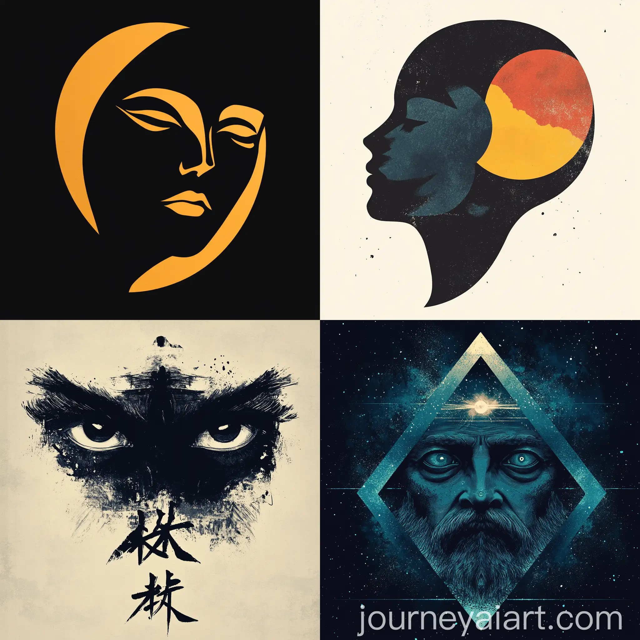 Abstract-Logo-Design-for-Wisdom-of-a-Stranger-Channel