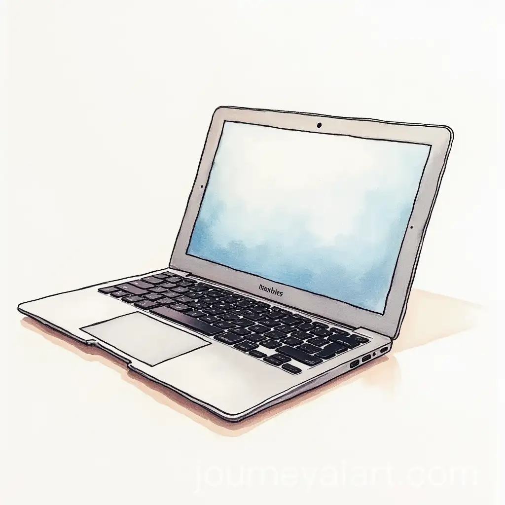 The-Stylish-and-Beautiful-Design-of-a-MacBook