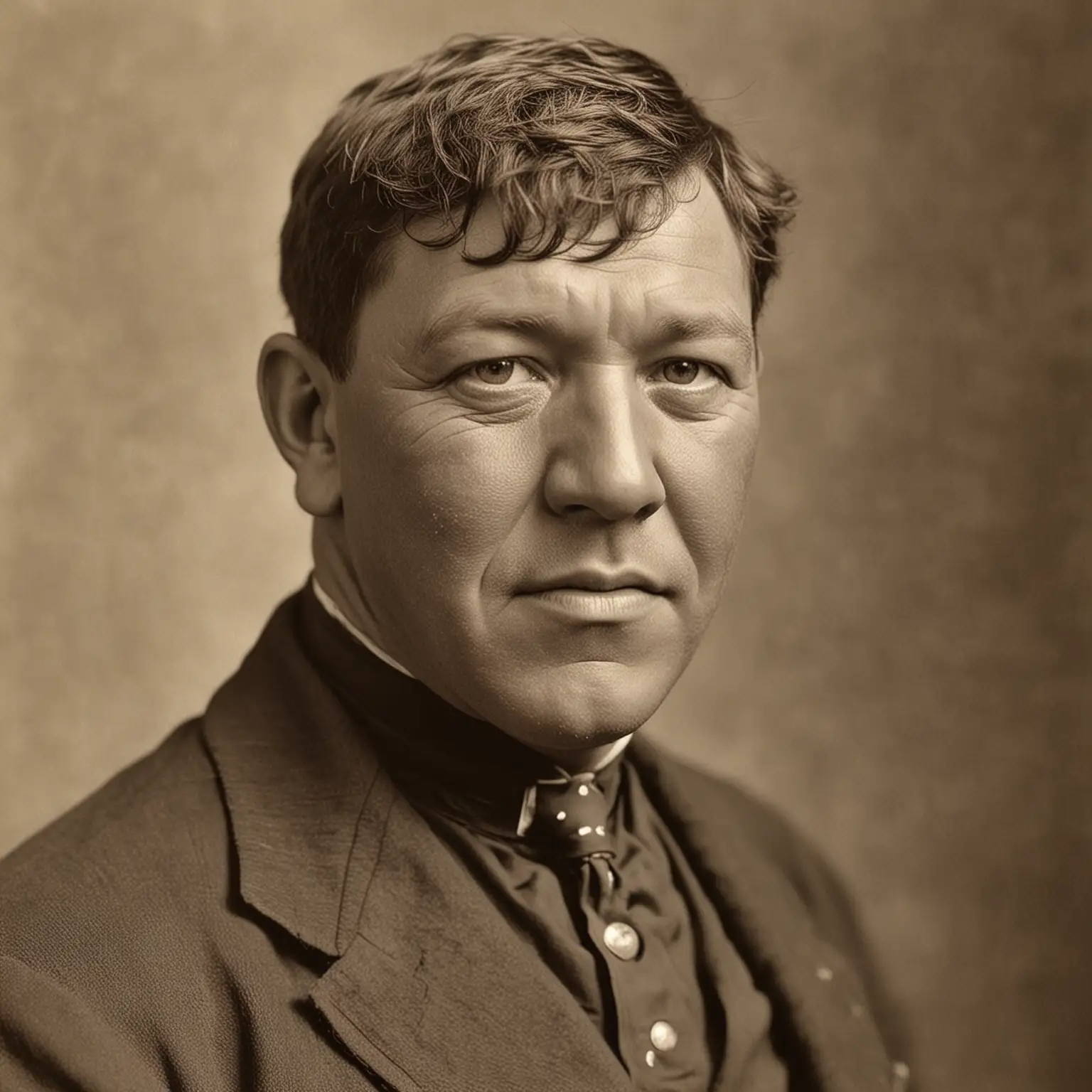 Portrait of Jim Thorpe Legendary Athlete