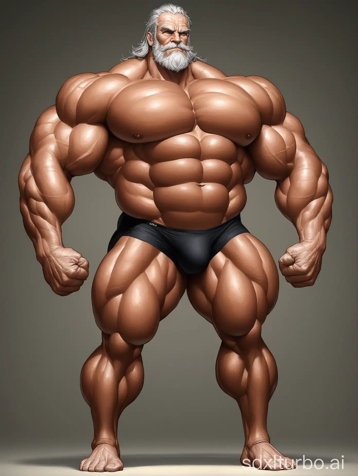 Muscular-Old-Man-Showing-Giant-Biceps-in-Underwear