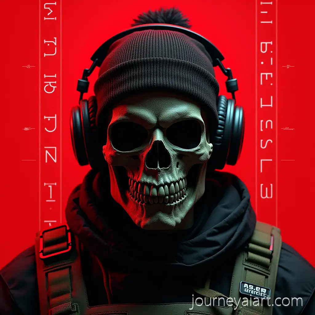 Tactical-Soldier-with-Skull-MaskAI-Art-Prompt-Expansion-in-Red-Digital-Blueprint-Poster