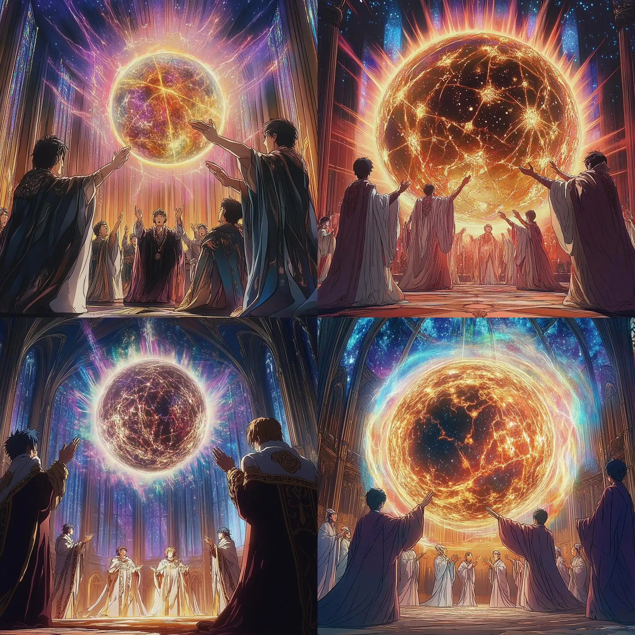 Anime-Style-Priests-Performing-Ritual-Around-Meteor-with-Celestial-Symbols