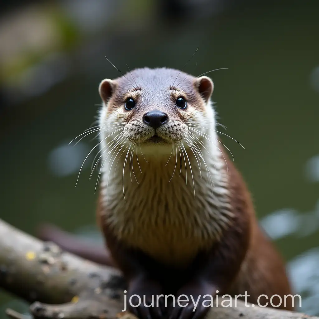 Cute-Asian-Otter-in-Natural-Habitat
