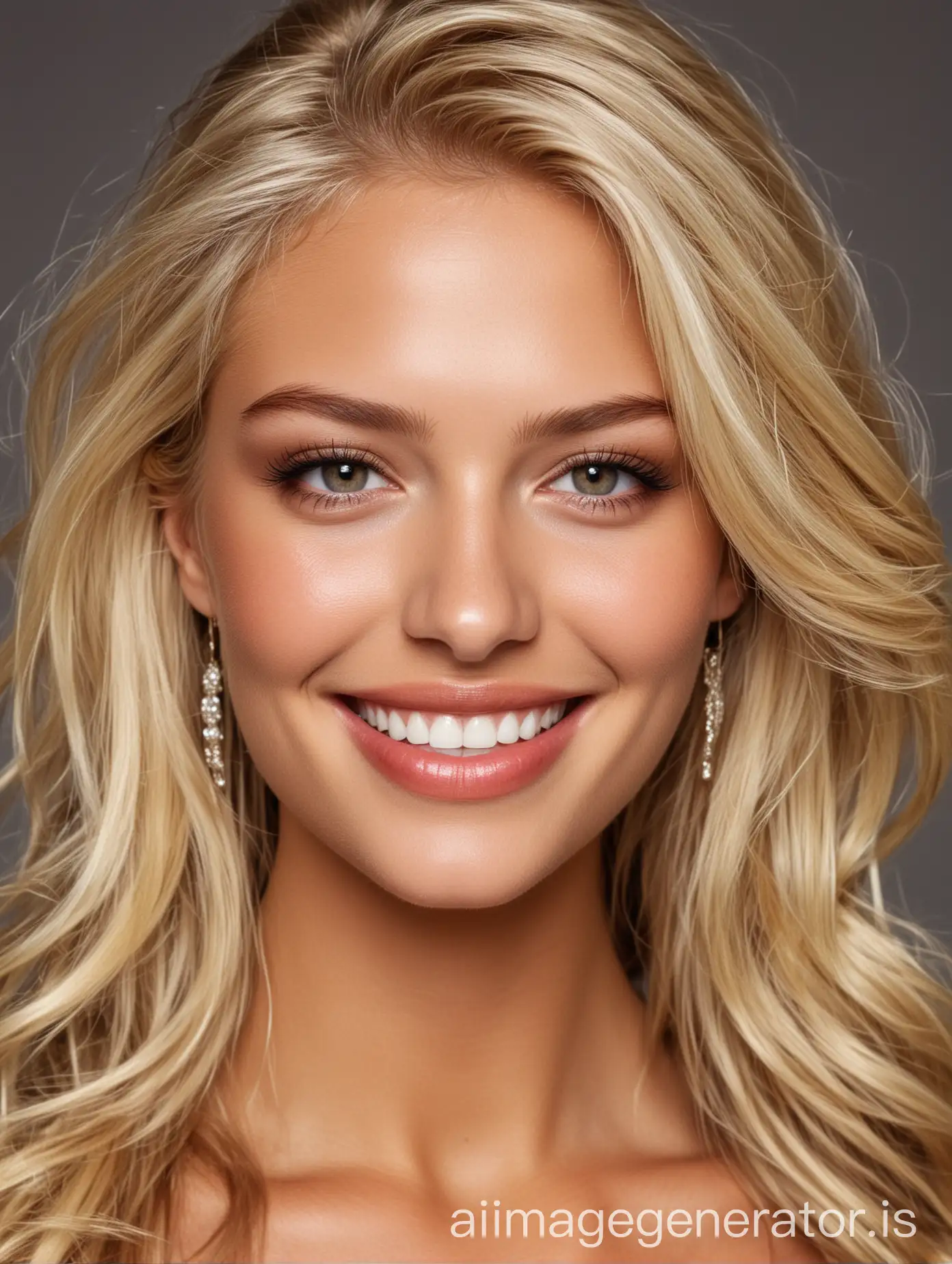 swedish, supermodel, miss universe, happy, smiling, blonde, beautiful face, 20 years old