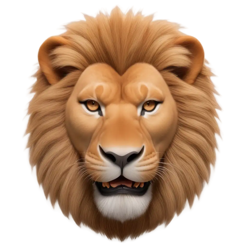 HighQuality-3D-Lion-Head-Face-PNG-Image-for-Versatile-Use