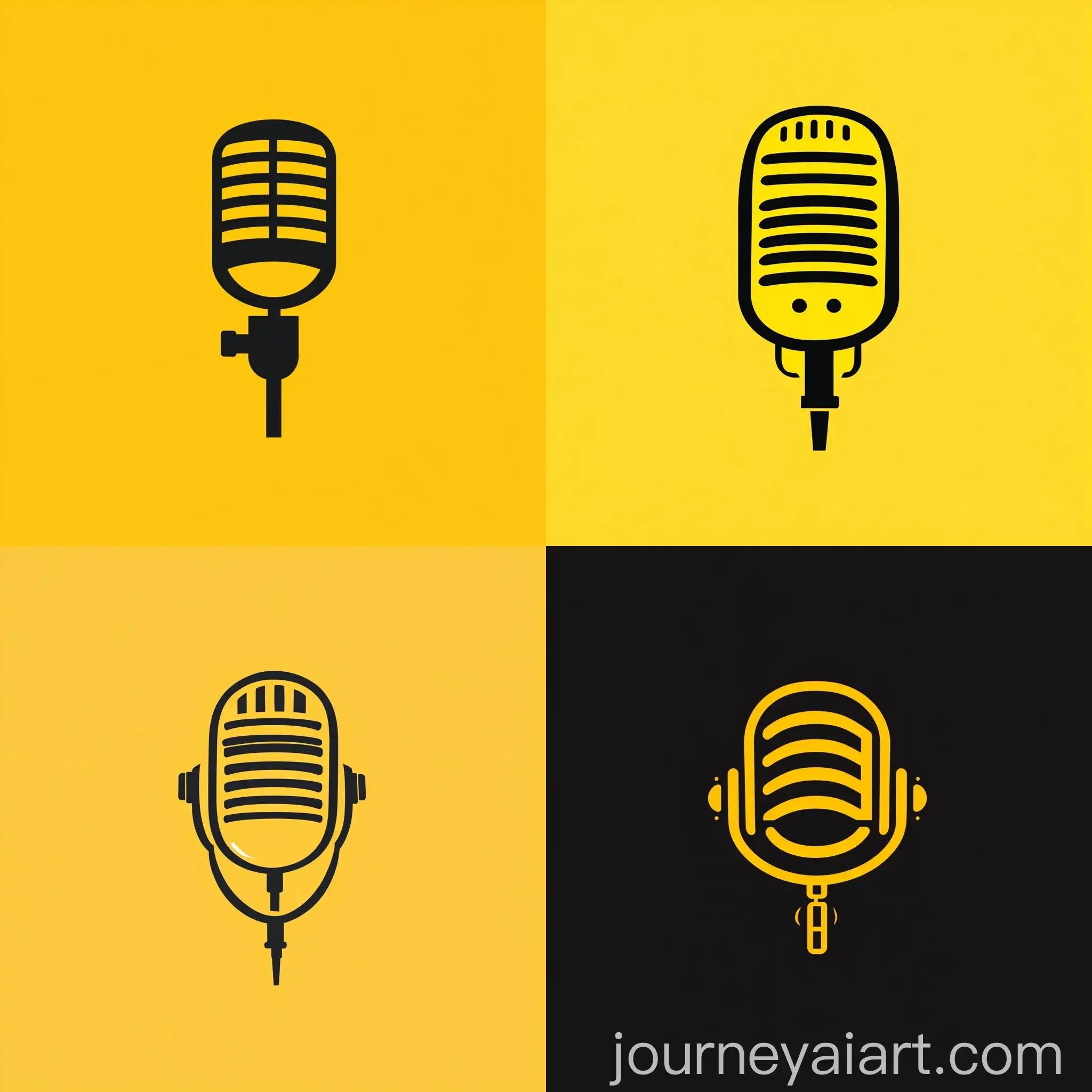 Minimalistic-Modern-Podcast-Logo-Design-in-Yellow-for-To-fakt