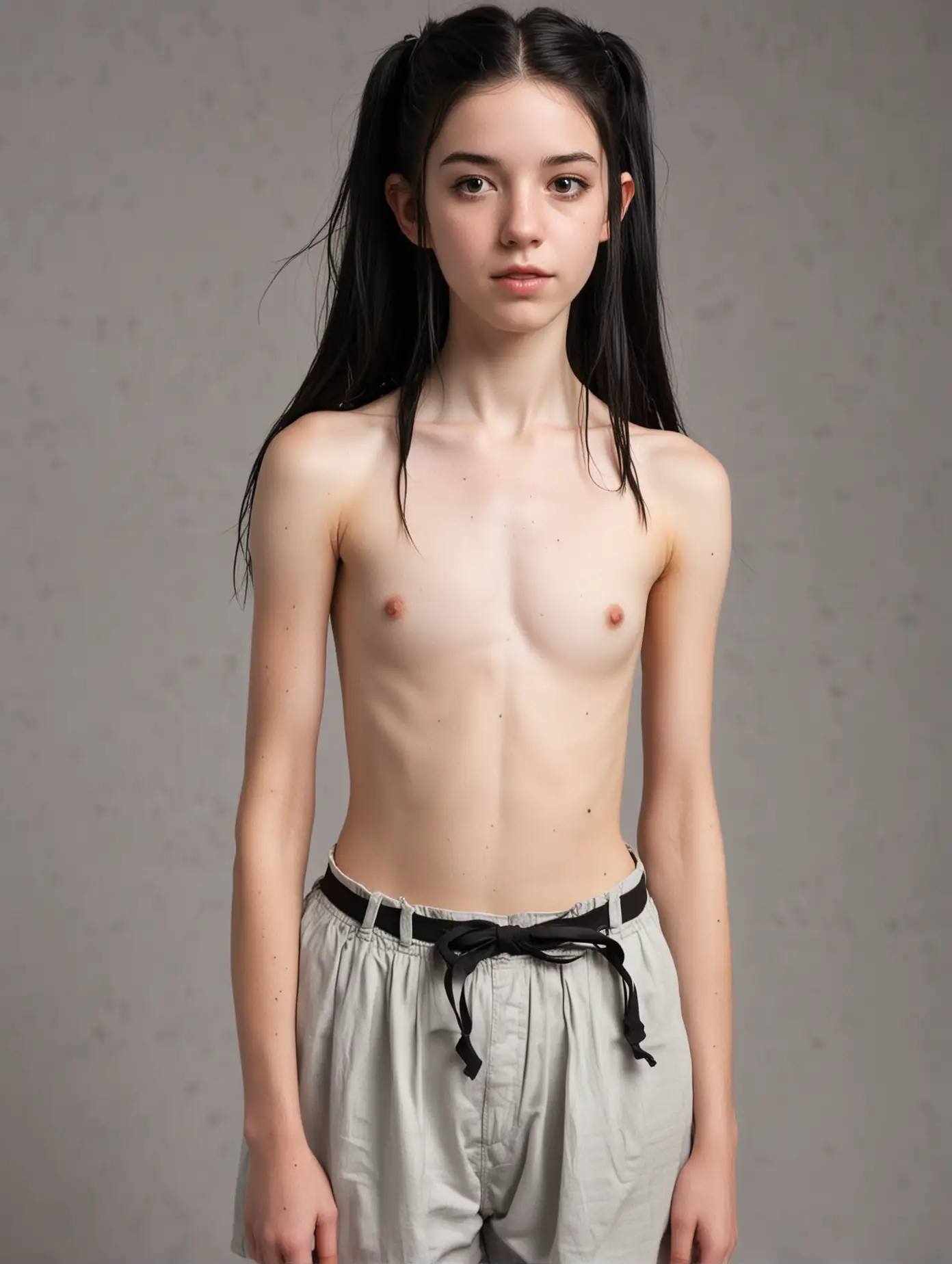 Pale-Skinny-Teen-with-Long-Black-Hair-Tied-Up