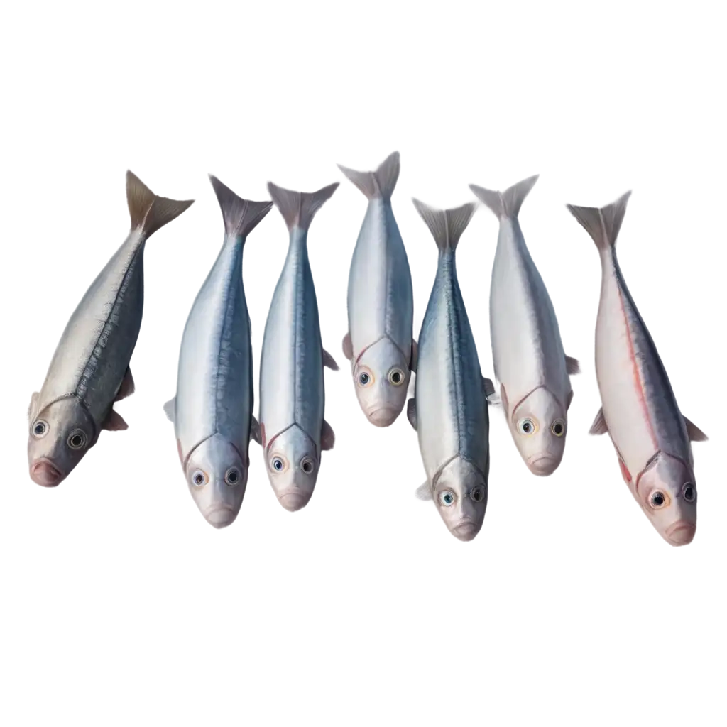 Fresh-Variety-of-Small-Fish-PNG-Image-Neatly-Arranged-with-Natural-Lighting-and-Crushed-Ice