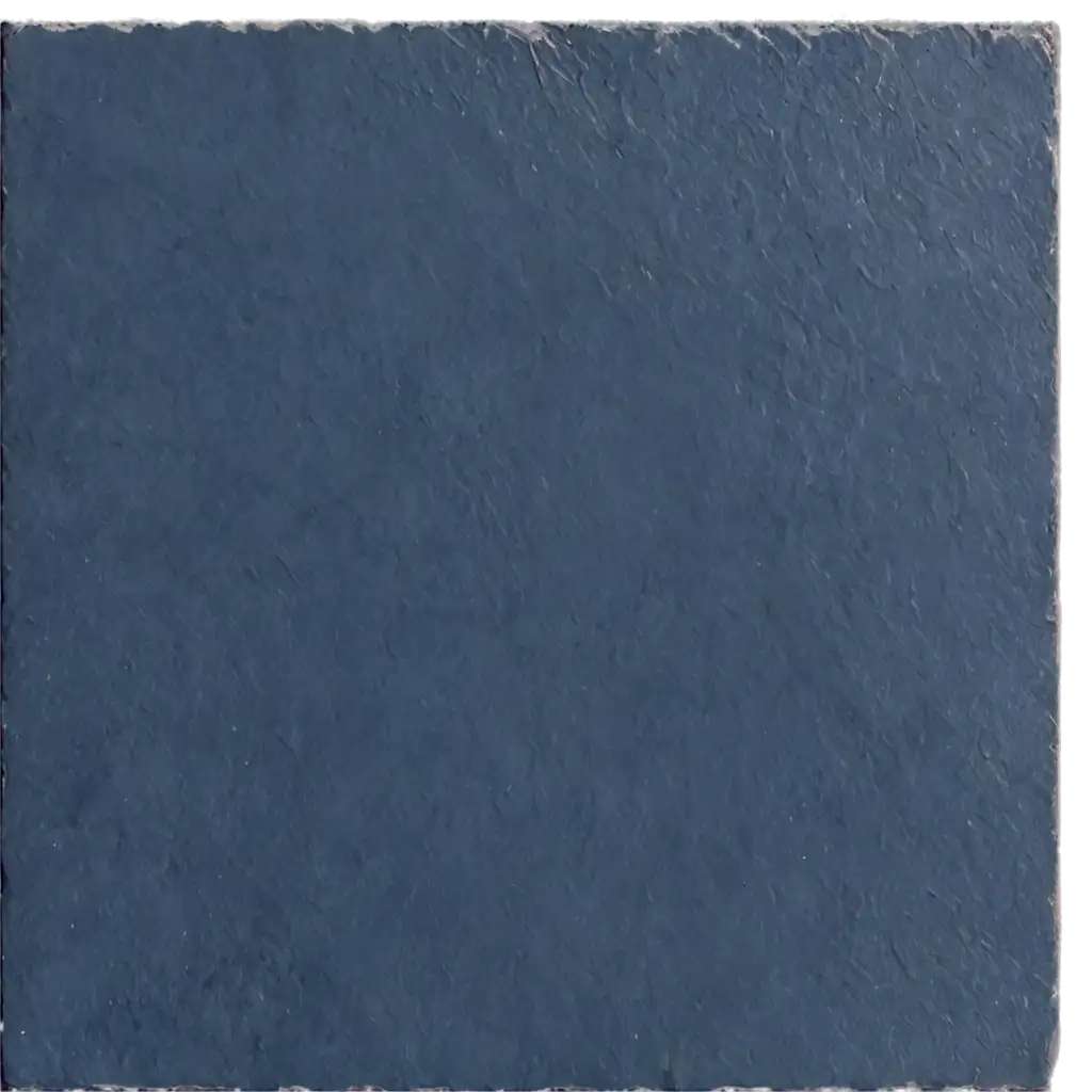 a top-view of single concrete-textured blue tile