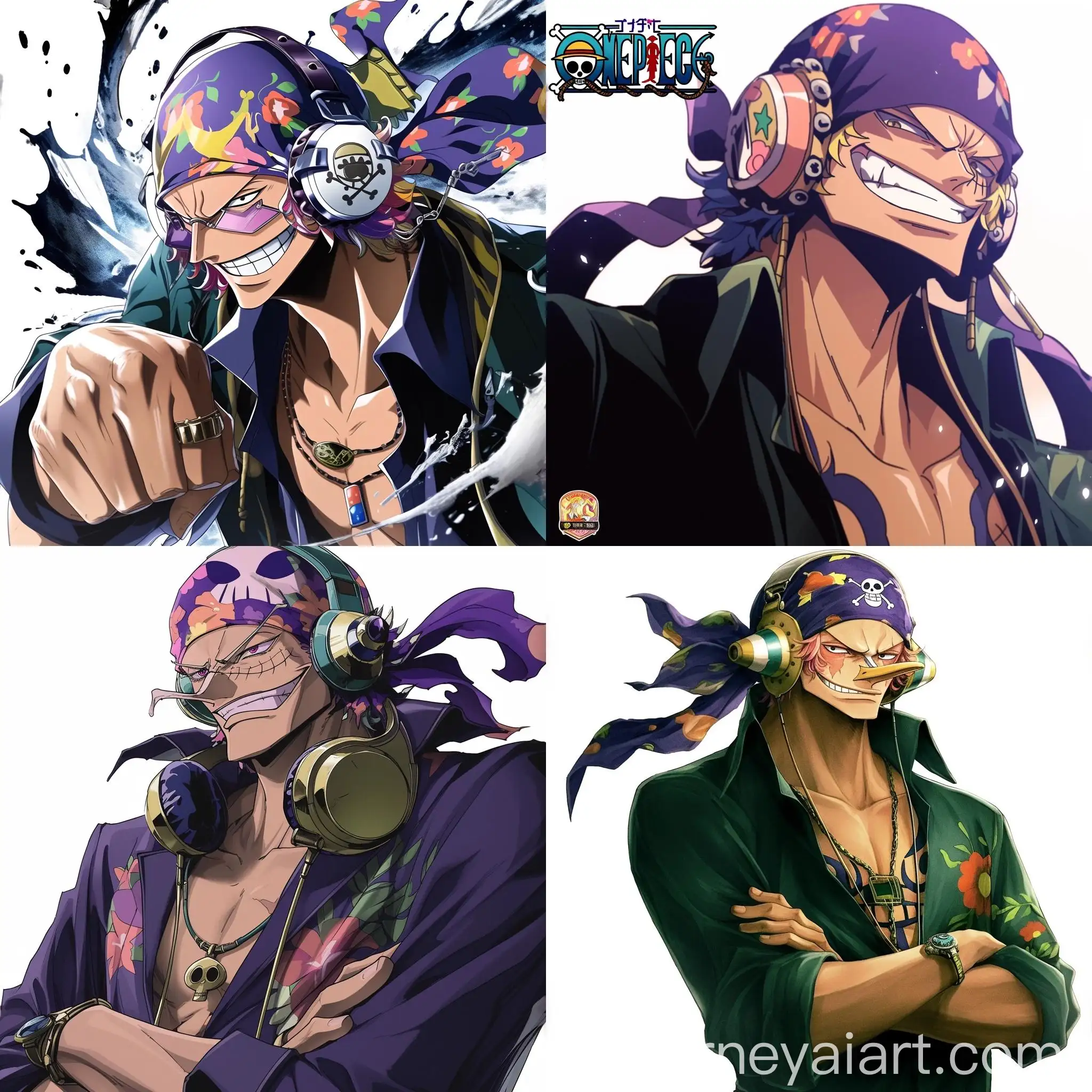 Anime-Character-Stylized-in-Raw-Style-on-White-Background