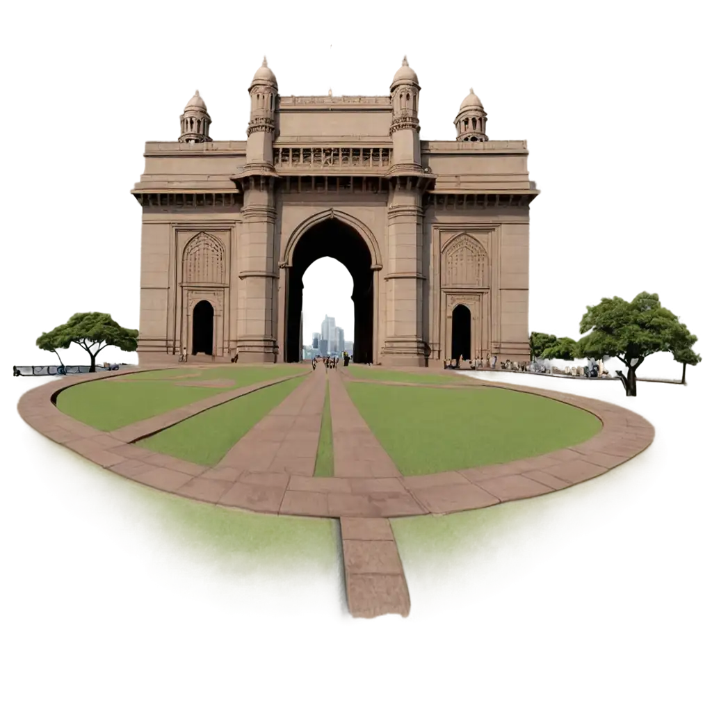 Stunning-3D-PNG-Image-of-the-Gateway-of-India-Capturing-Iconic-Architecture-with-Clarity-and-Detail