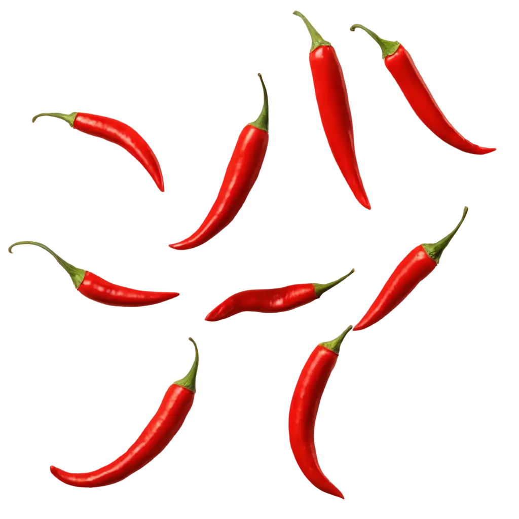 Flying-Falling-Red-Chili-Peppers-PNG-Image-Transparent-Background-for-HighQuality-Designs