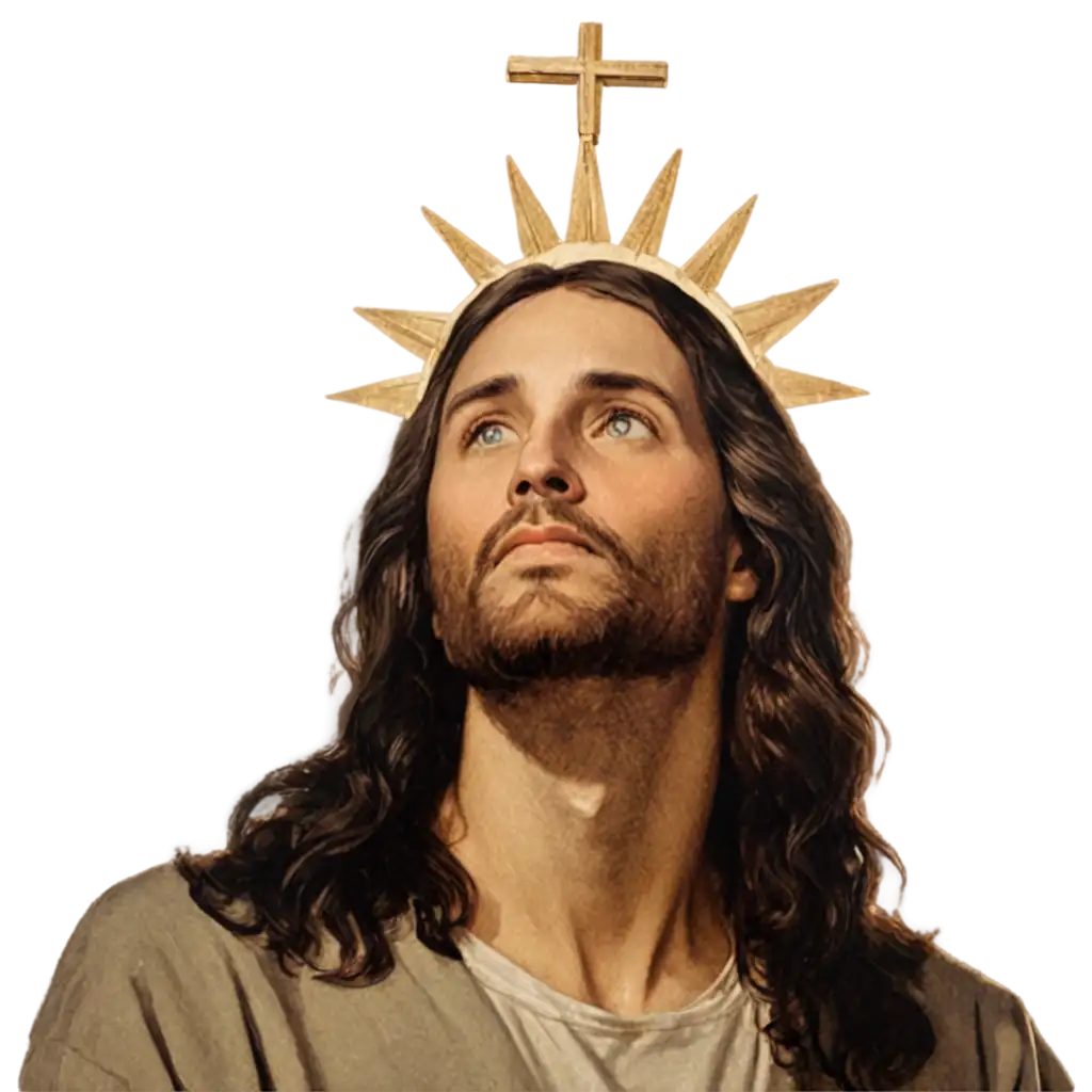 Jesus-Cristo-de-Sua-poca-Looking-Up-Inspiring-PNG-Image-Creation