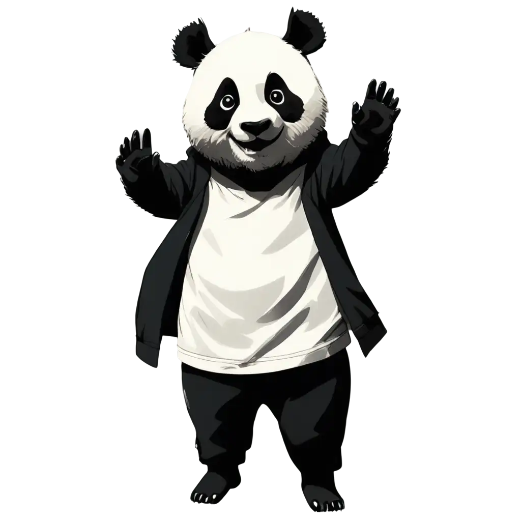 Anime-Style-Happy-Humanoid-Panda-PNG-Image-Illustration-for-Vibrant-Online-Content