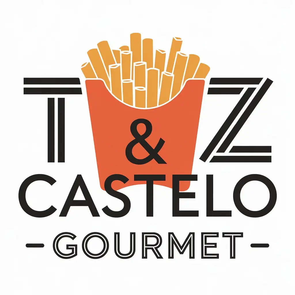 LOGO-Design-for-T-Z-Castelo-Gourmet-French-Fries-Serving-Concept