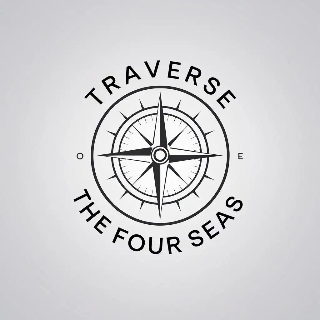 LOGO-Design-for-Traverse-the-Four-Seas-Minimalistic-Vector-Design-for-Education-Industry