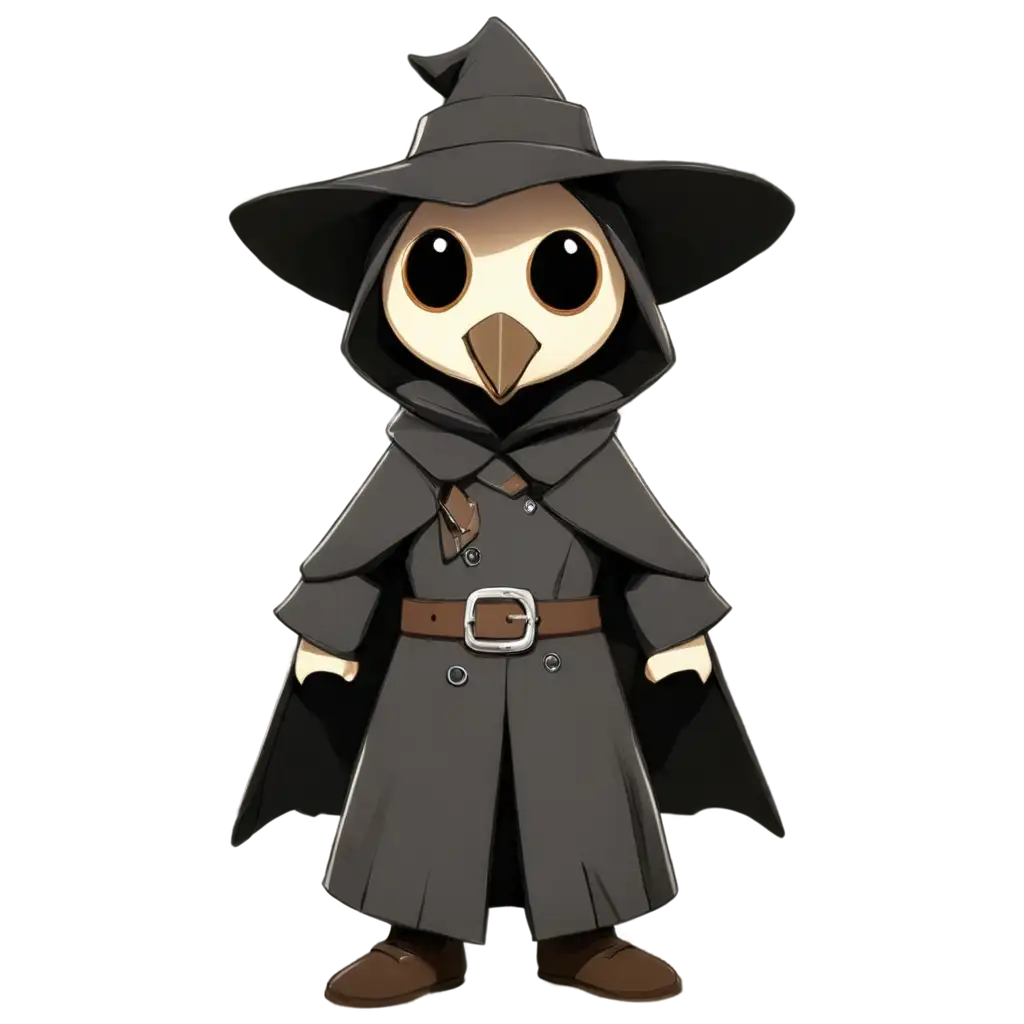 Adorable-Chibi-Plague-Doctor-PNG-Cute-and-Playful-Digital-Illustration-for-Various-Uses