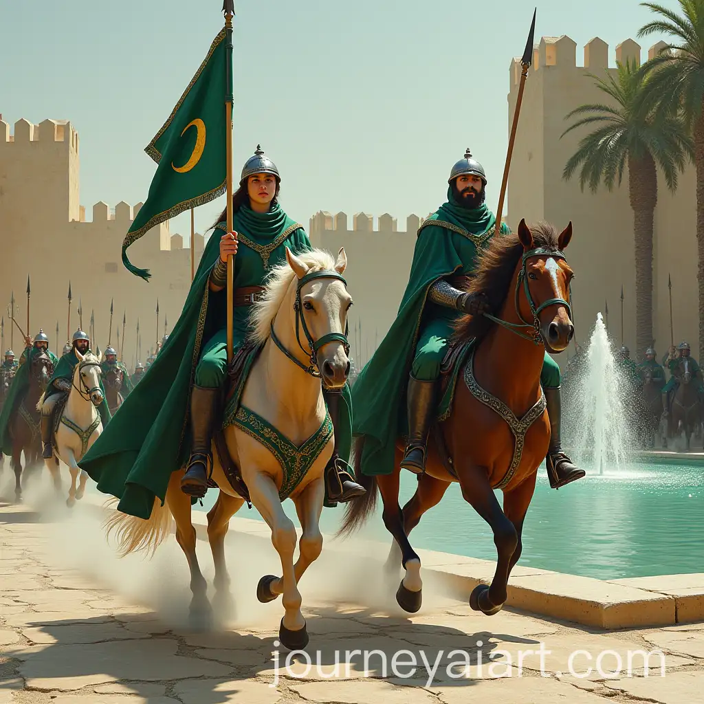 Female-WarriorCommander-Leading-an-Army-in-a-Medieval-Fortress-Courtyard