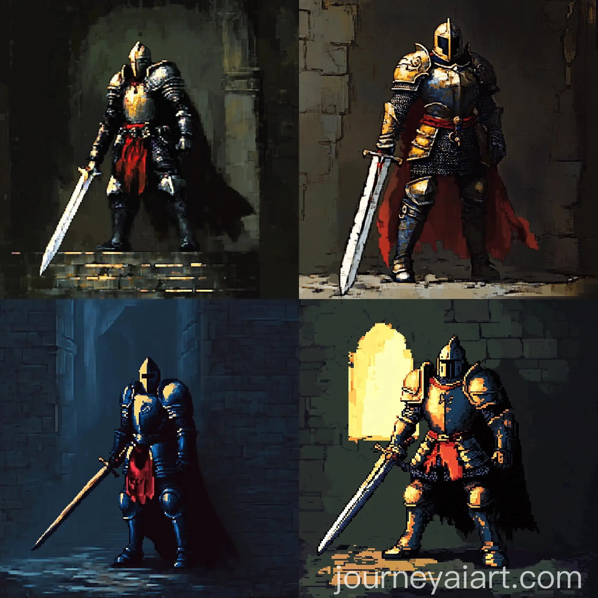 Knight-Embarks-on-Dungeon-Journey