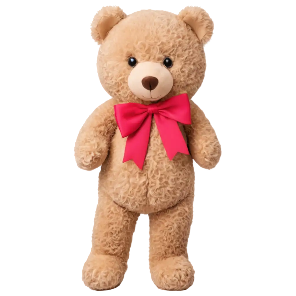 Cute-Teddy-Bear-with-Bow-PNG-Image-for-HighQuality-Graphics-and-Design