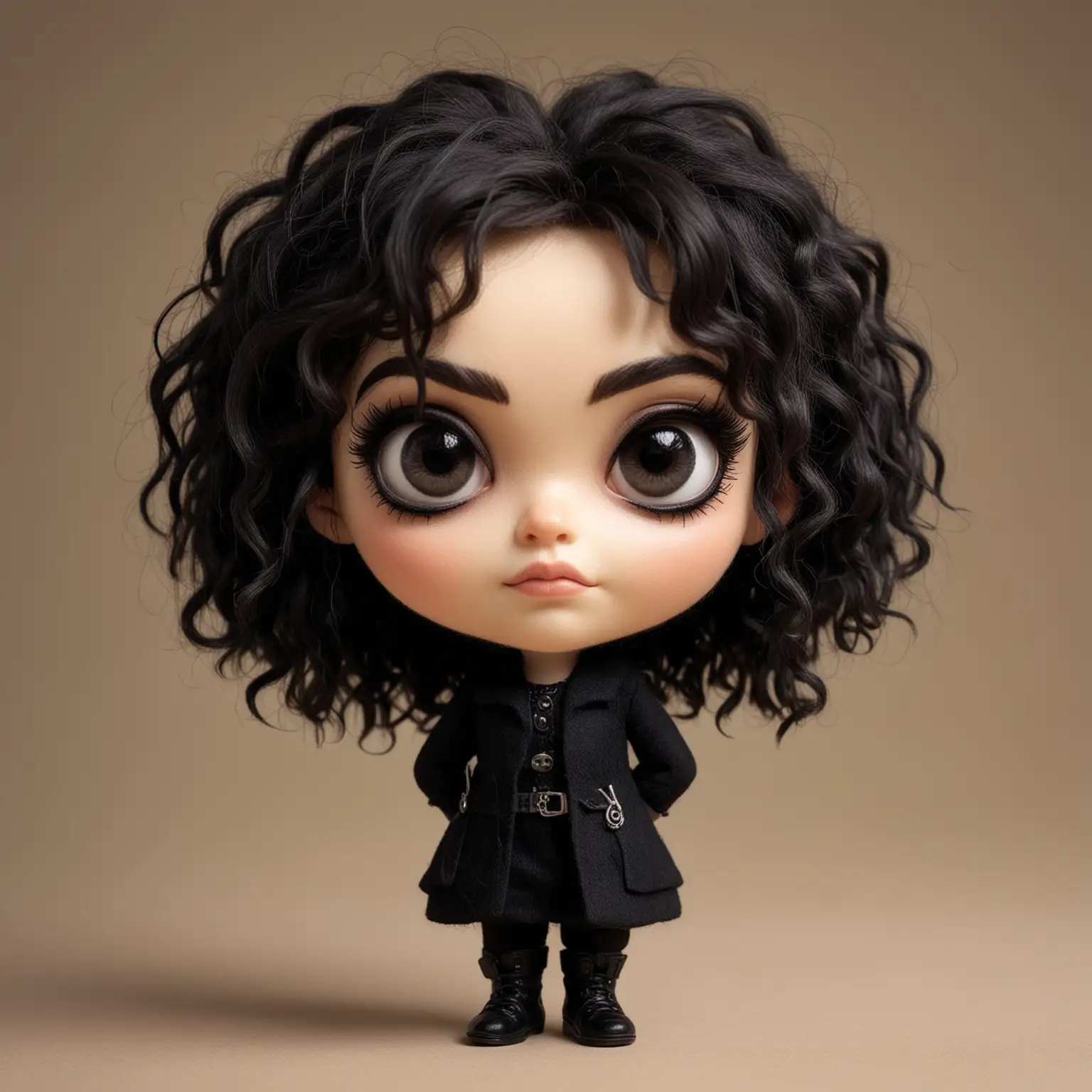 Needle-Felted-Helena-Bonham-Carter-as-Bellatrix-Lestrange-with-Gothic-Makeup