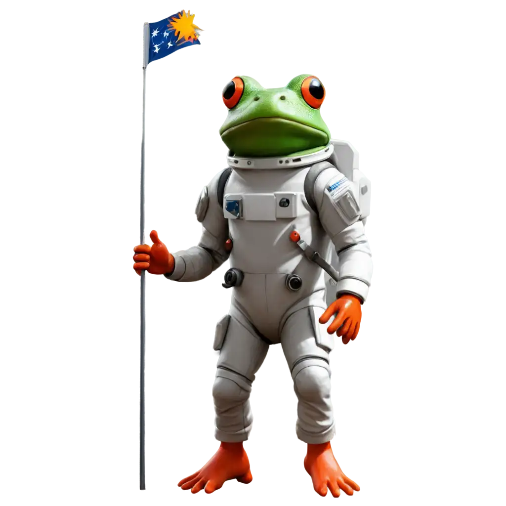 PNG-Frog-Astronaut-Explore-the-Cosmic-Adventures-of-a-SpaceHopping-Amphibian