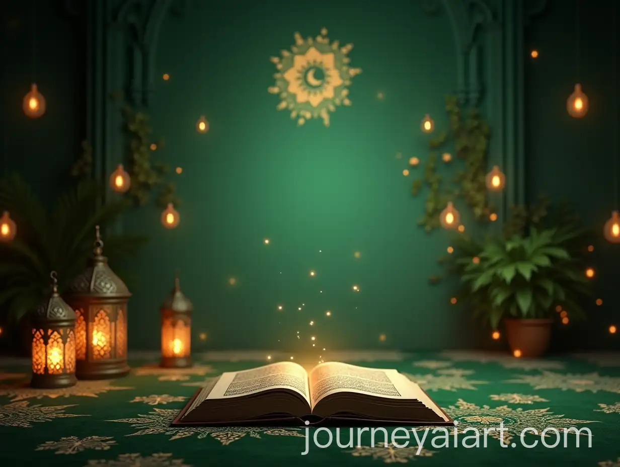 Spiritual-and-Luxurious-Ramadan-Background-with-Mosque-Quran-and-Islamic-Symbols