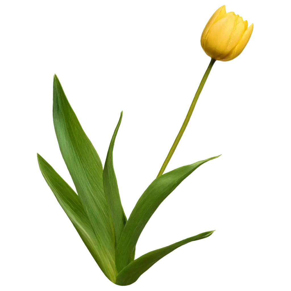 Stunning-Yellow-Tulip-PNG-Image-from-Holland-Perfect-for-HighQuality-Designs