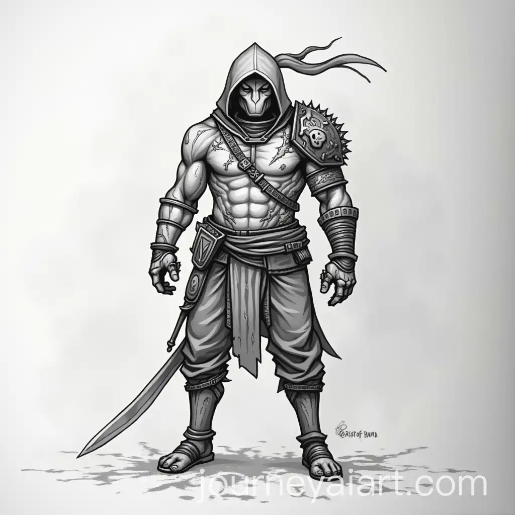 Sketch-Tattoo-of-Acrid-from-Risk-of-Rain-2