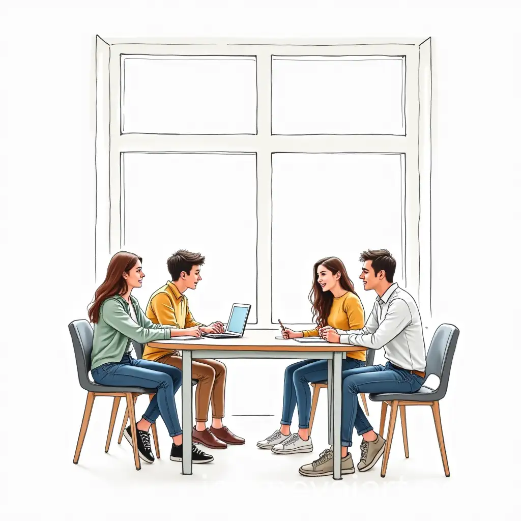 College-Students-Studying-English-in-a-Classroom-Discussion