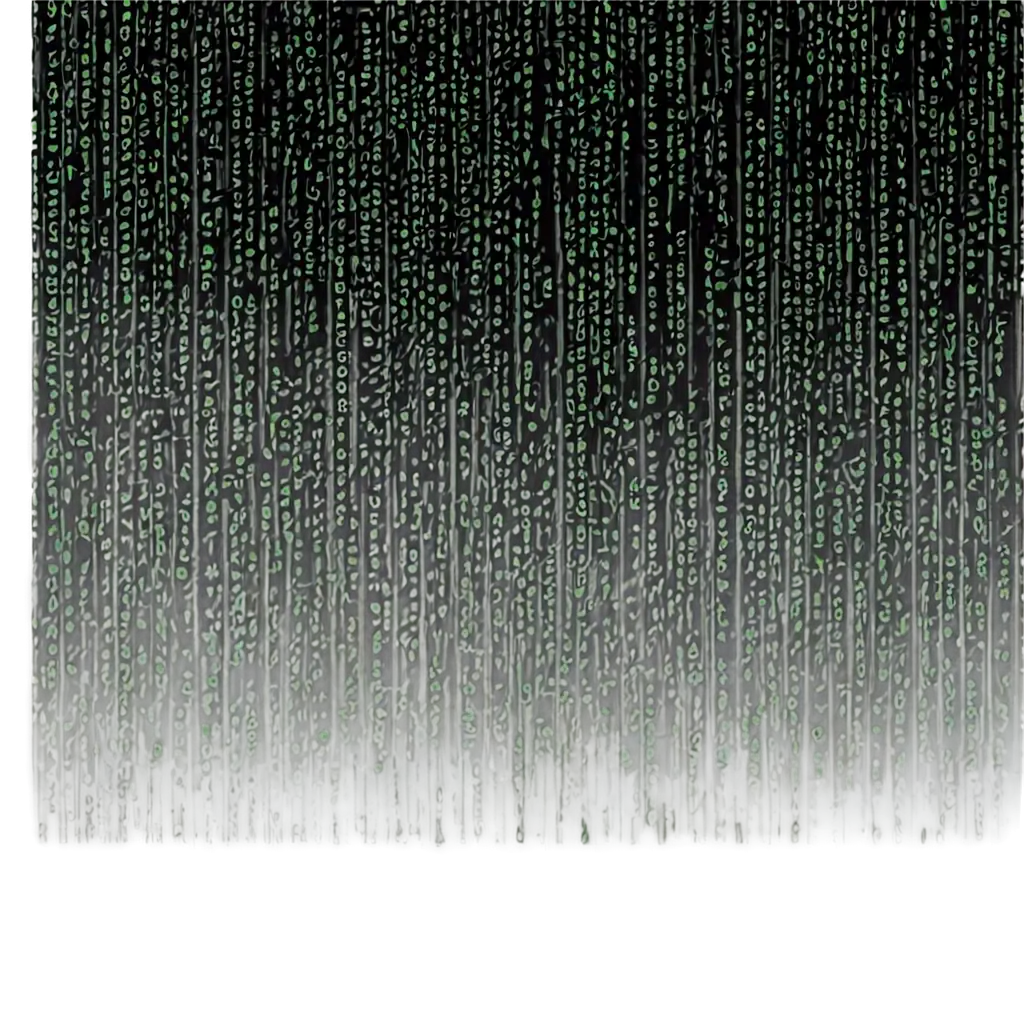 Cool matrix rain ASCII code