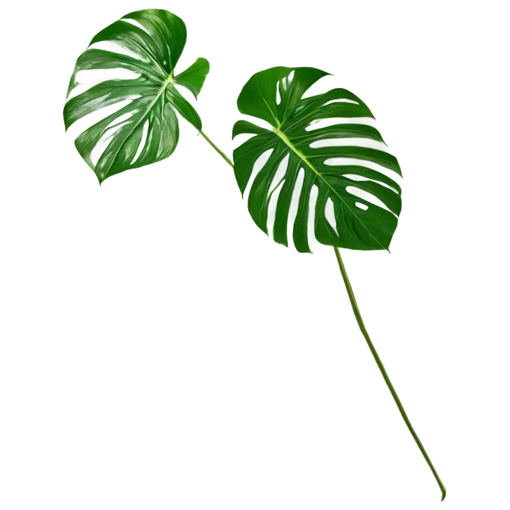 HighQuality-Monstera-Leaf-PNG-Image-for-Digital-Design-and-Decoration