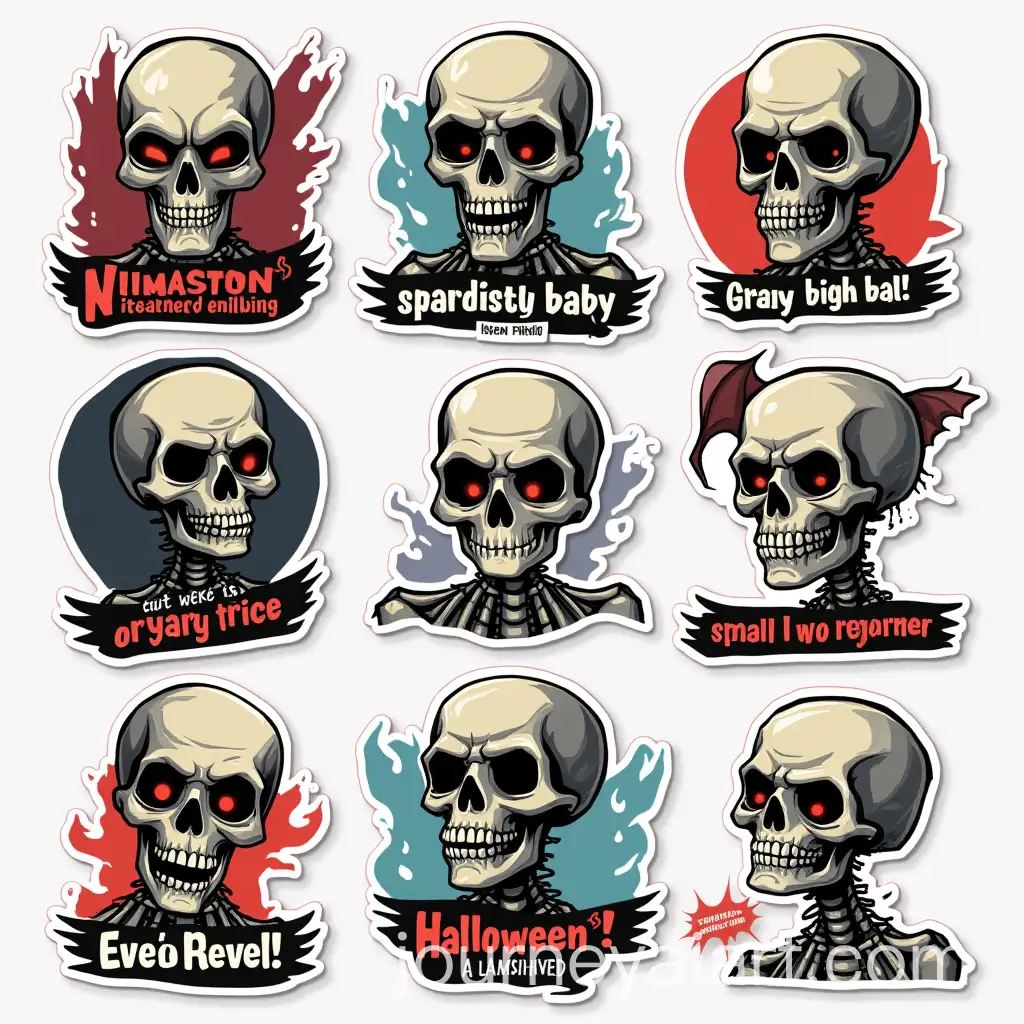 Eerie-Skeleton-Stickers-with-Dark-Humor-and-Menace