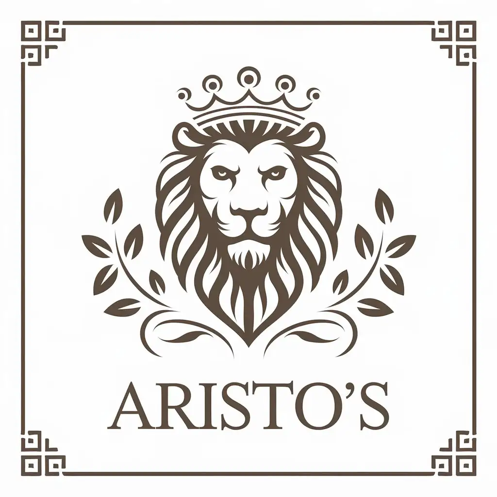 LOGO Design for Aristos Lion Symbol for Beauty Spa Industry with Moderate Style