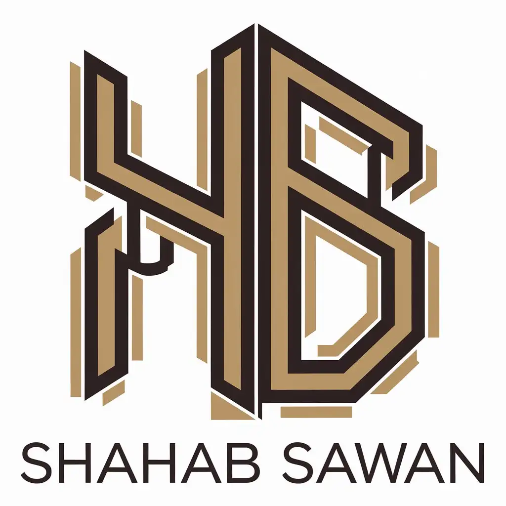 LOGO-Design-For-Shahab-Sawan-HB-Symbol-with-Modern-Entertainment-Theme