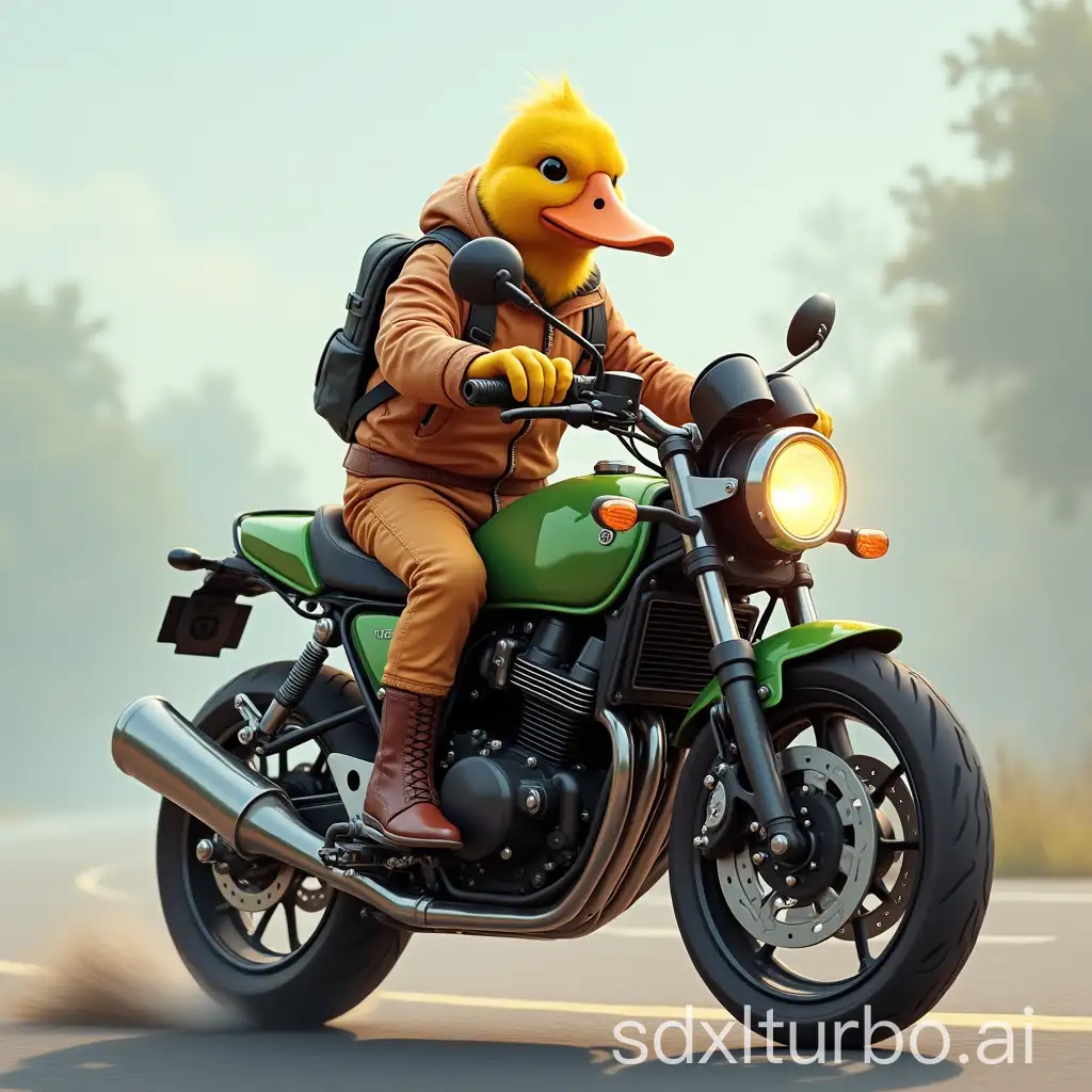 Duck-Riding-a-Motorcycle-in-a-Dynamic-Action-Scene