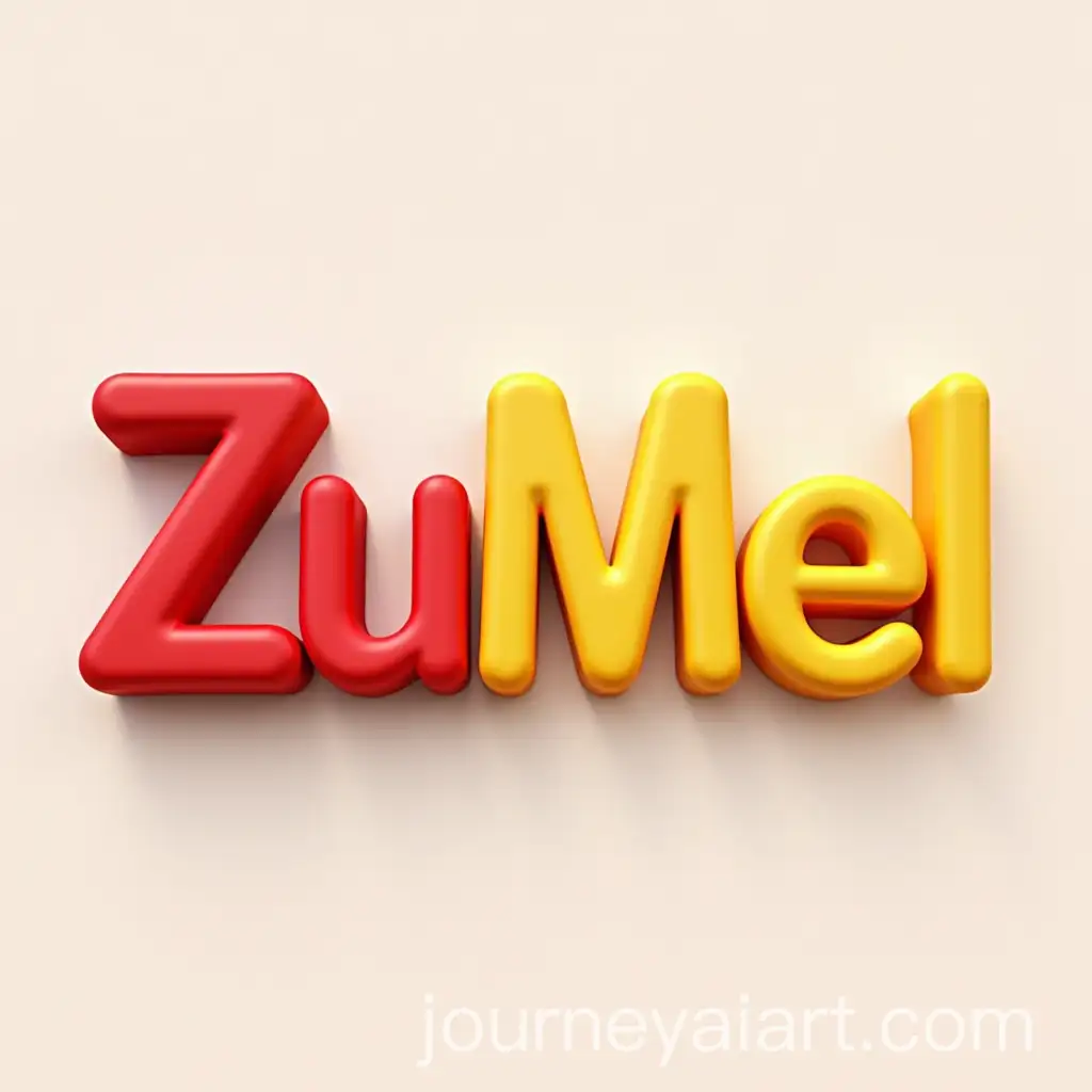 3D-Realistic-ZuMel-Logo-in-Red-Yellow-and-White-Colors