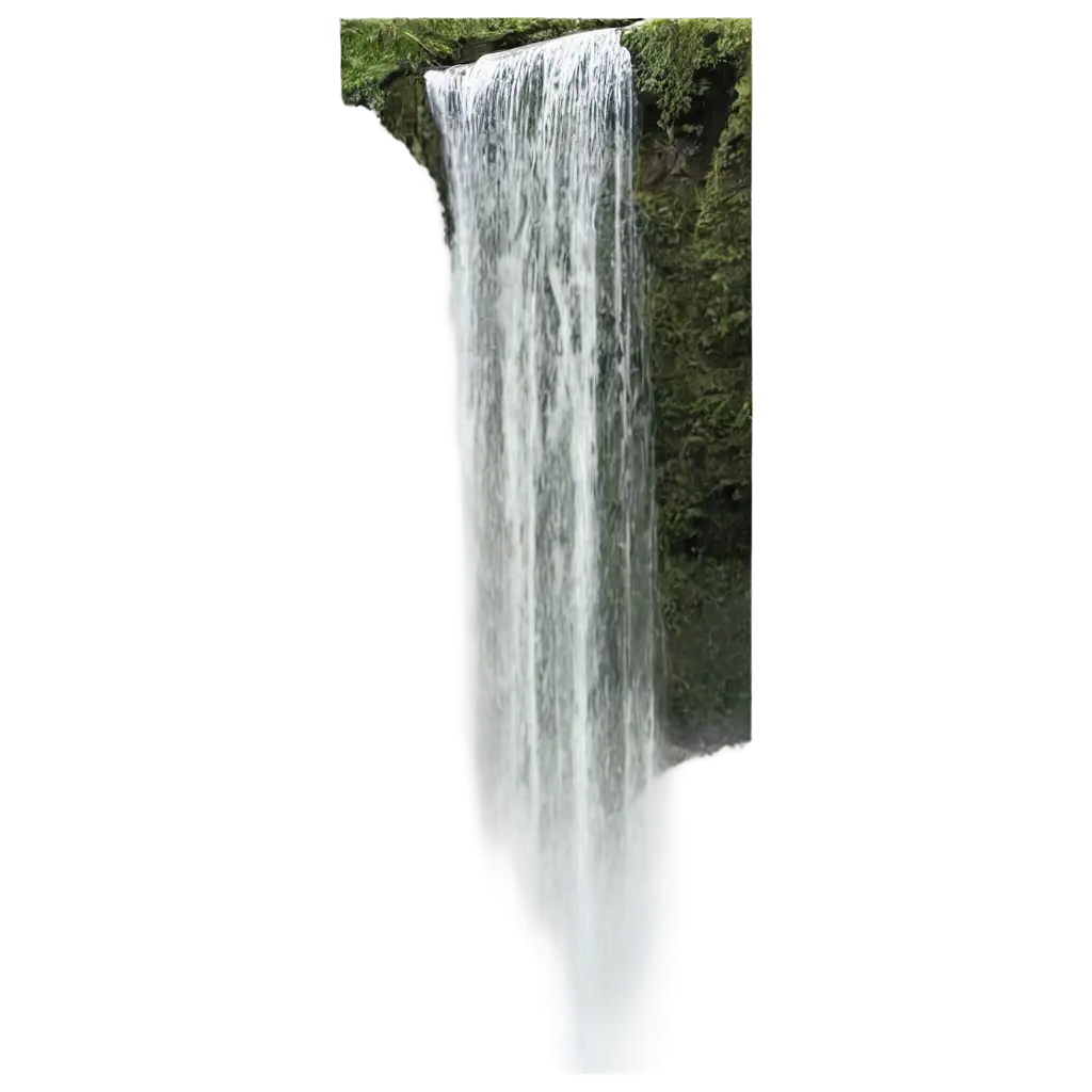 Stunning-Waterfall-Side-View-PNG-Image-for-Versatile-Use