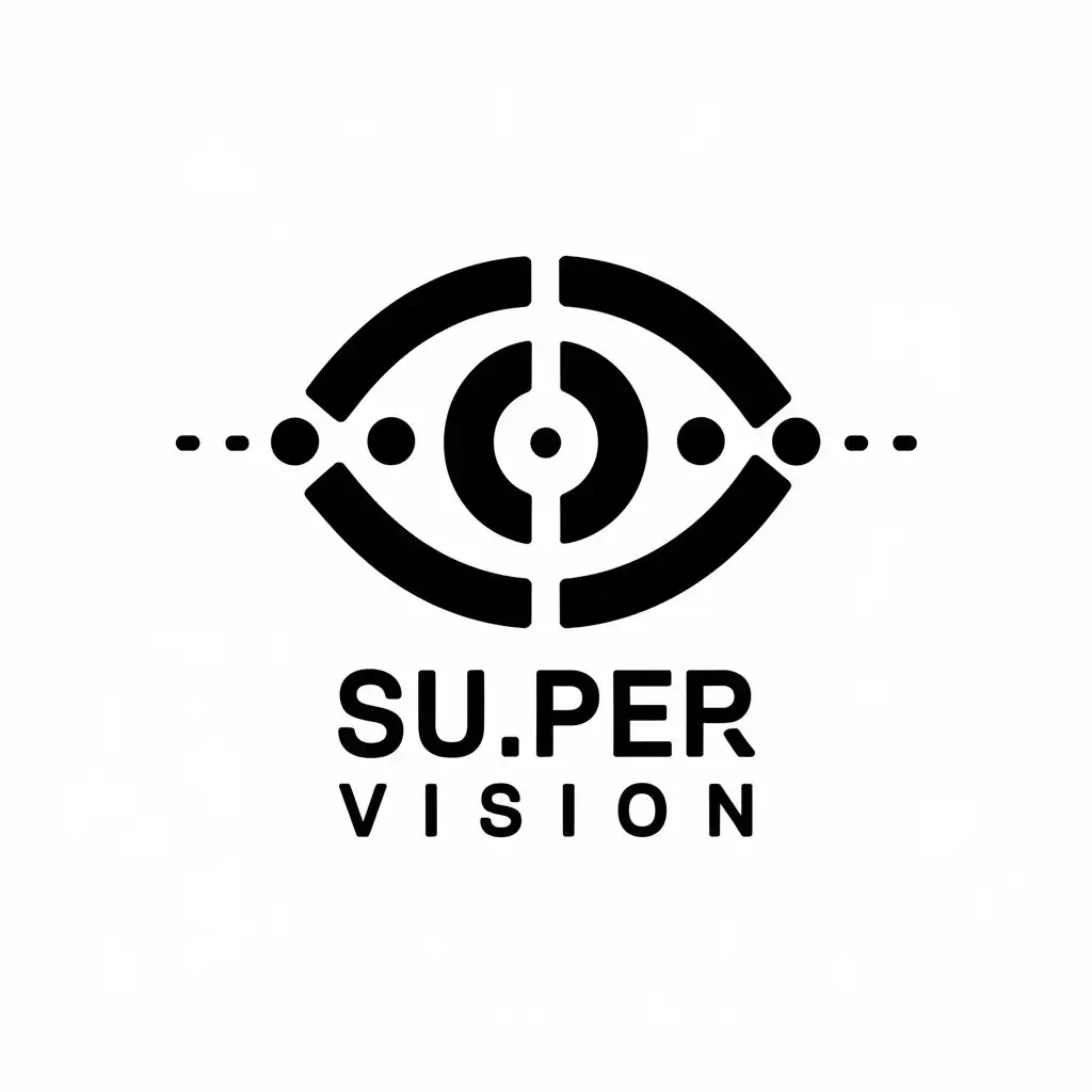 LOGO Design for SUPER VISION Minimalist S Symbol for Technology Industry