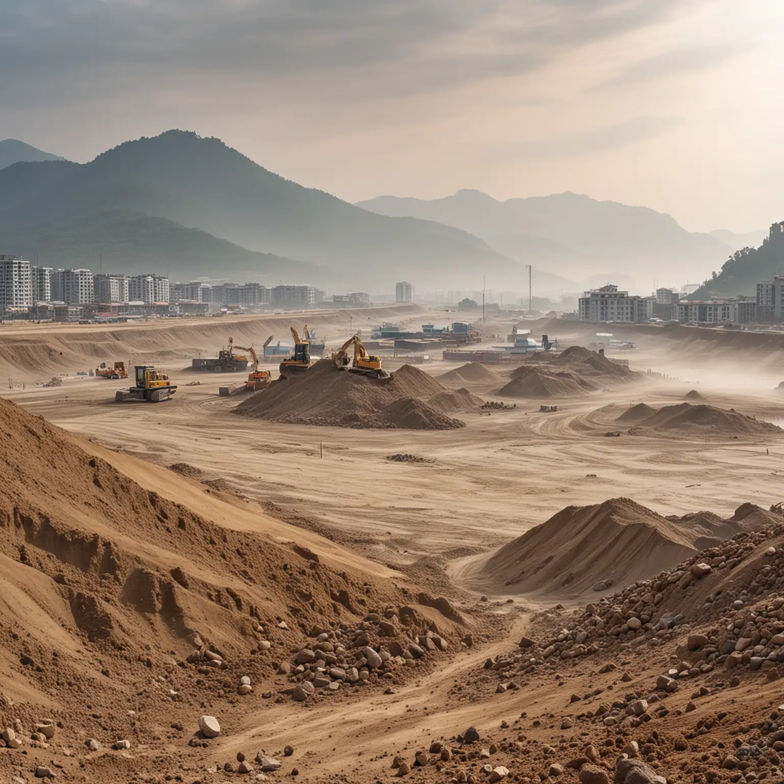 Panoramic-Construction-Site-Scene-with-Misty-Mountains-and-Buildings