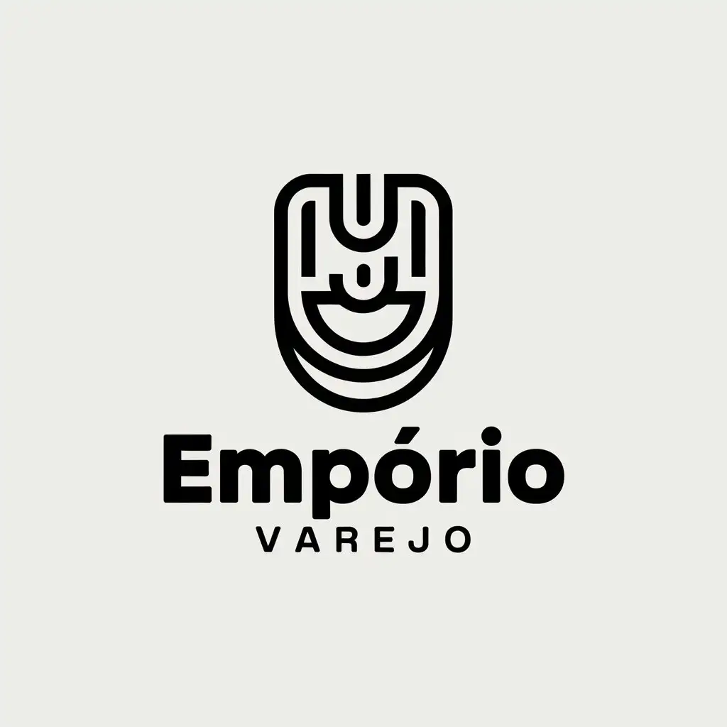 a vector logo design,with the text "empório", main symbol:mouse,Moderate,be used in varejo industry,clear background