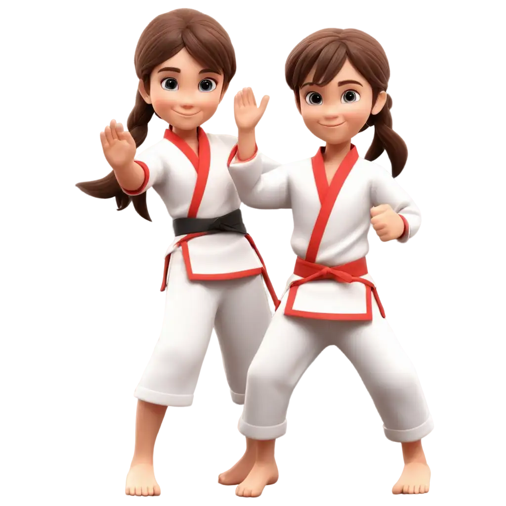 3D-Child-Karate-PNG-Image-for-HighQuality-Digital-Use