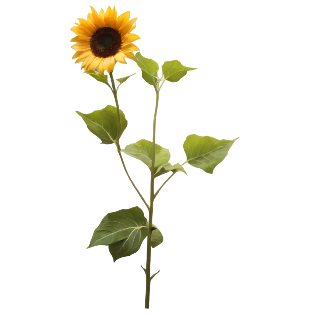 HighQuality-PNG-Image-of-a-Stemless-Sunflower-for-Versatile-Use