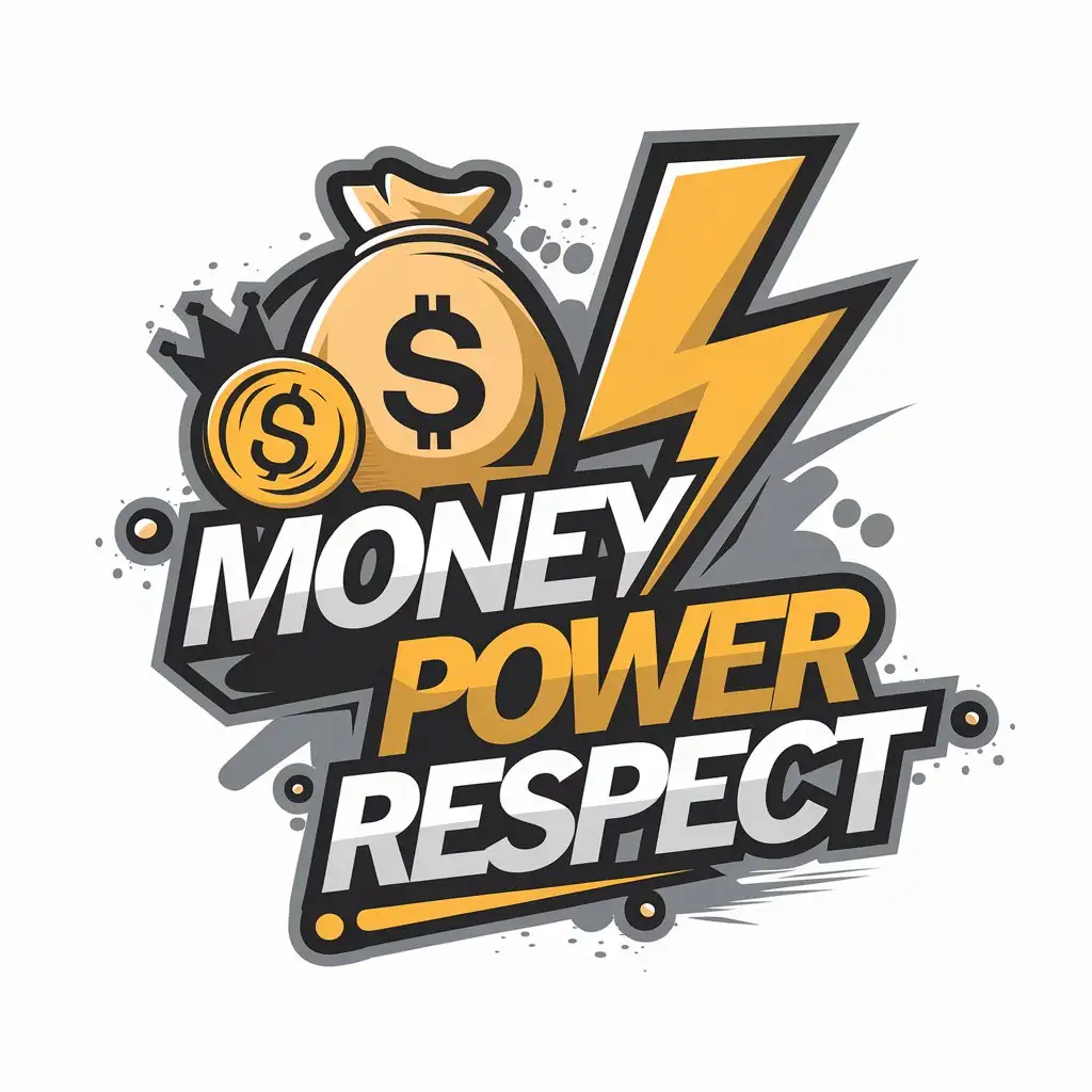 LOGO Design for Money Power Respect GraffitiInspired with Money Power and Respect Theme for Retail Industry