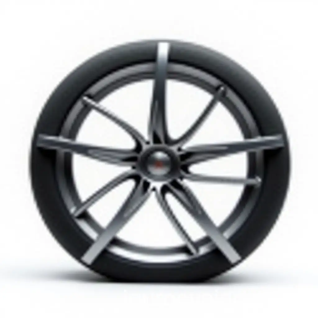 Sleek-Futuristic-Car-Wheel-Design-on-White-Background